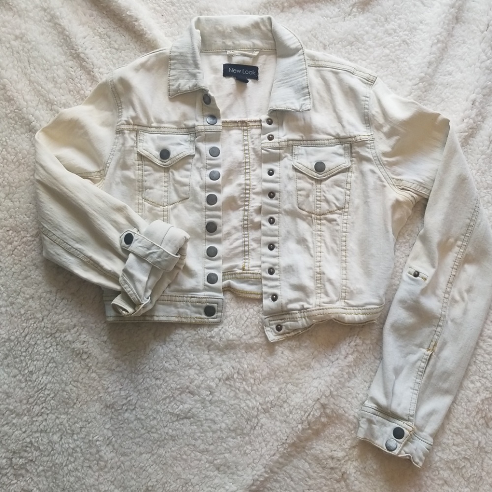 Light wash denim jacket